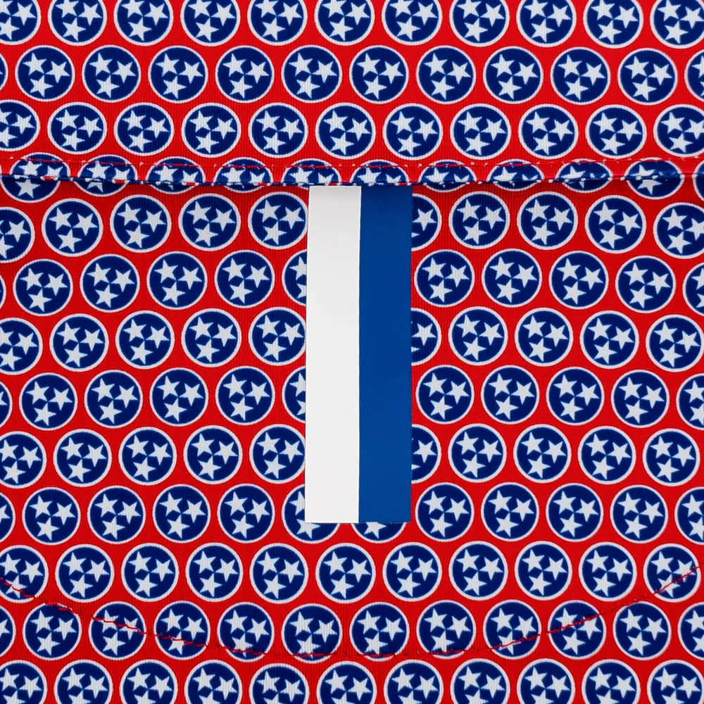 The Volunteer Men's Short Sleeve Performance Polo Classic Red