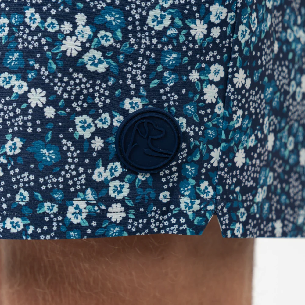 Medley Swim Trunk Men's Medley Swim Trunk Floral Oasis - Fleet Navy