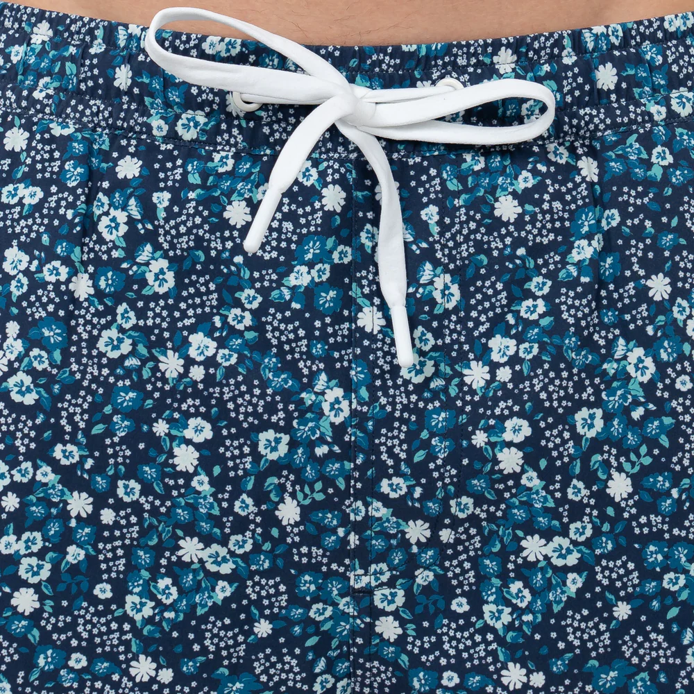Medley Swim Trunk Men's Medley Swim Trunk Floral Oasis - Fleet Navy