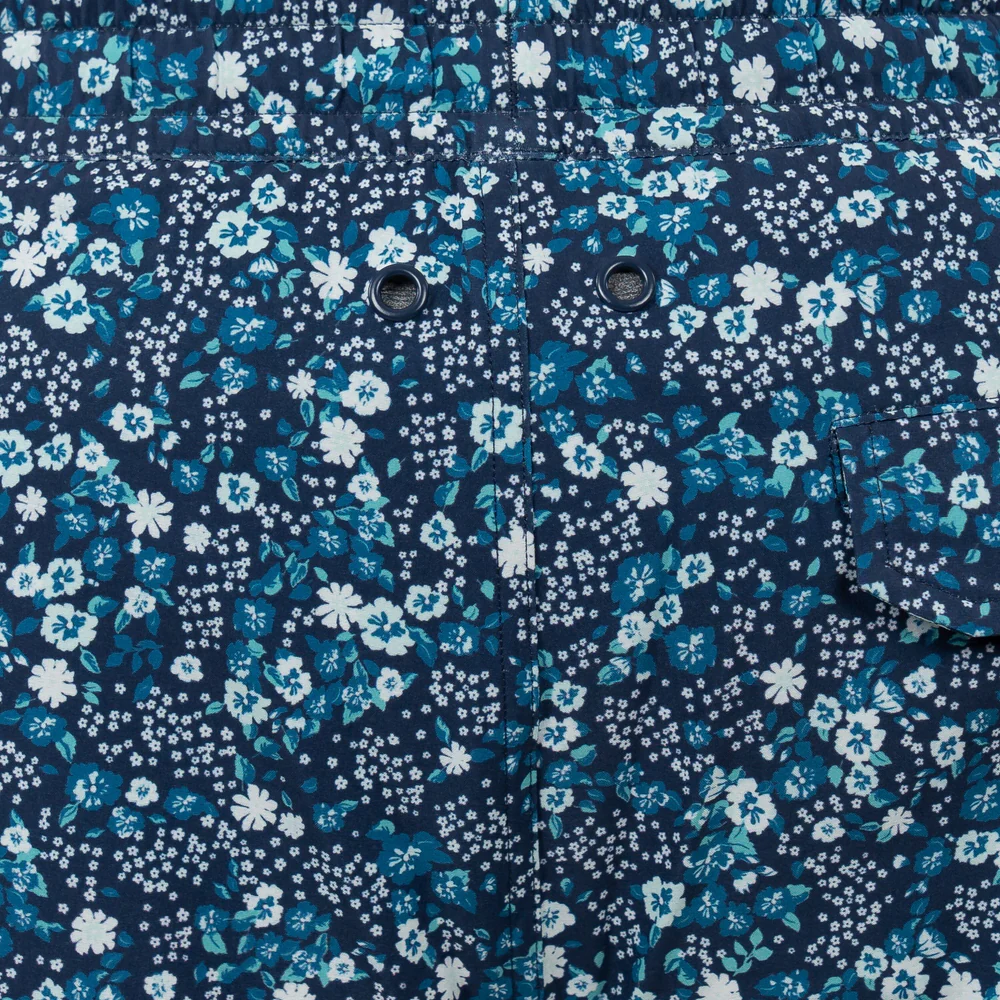 Medley Swim Trunk Men's Medley Swim Trunk Floral Oasis - Fleet Navy