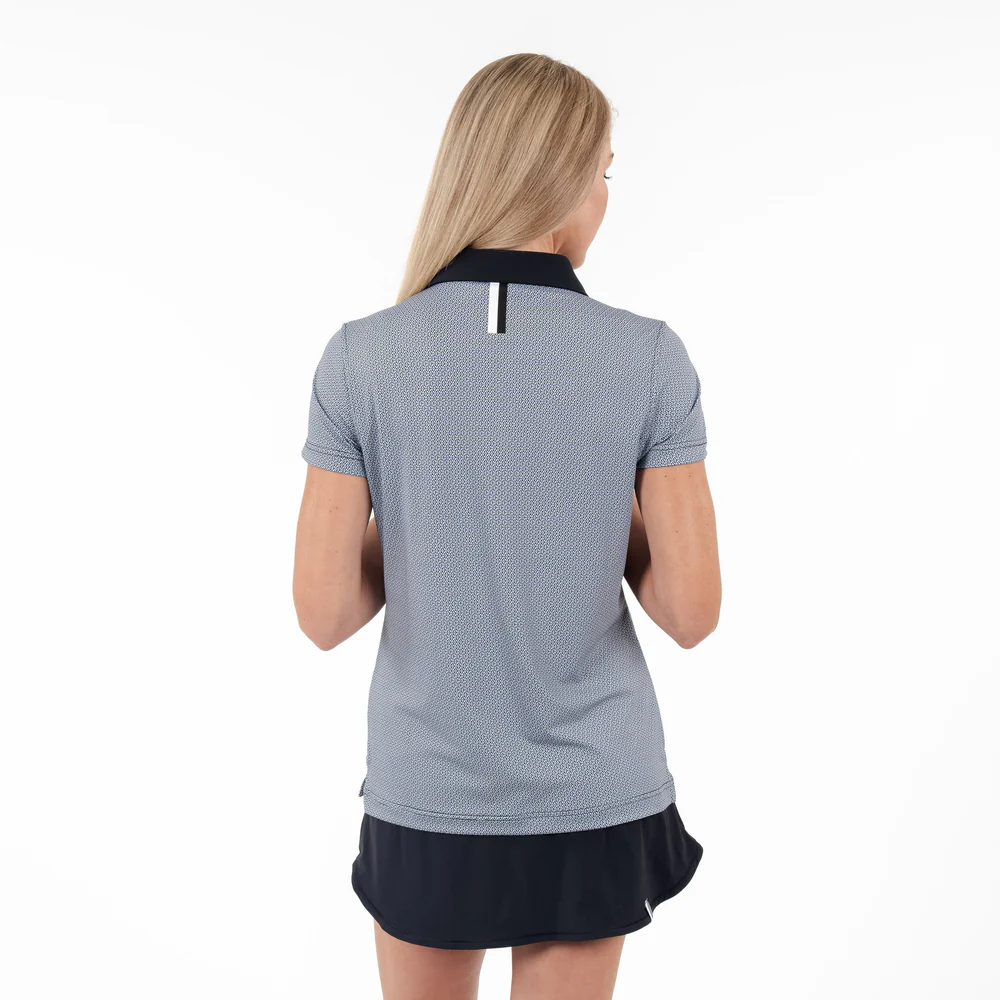 Prism Performance Polo Women's Short Sleeve Performance Polo White/Midnight Black