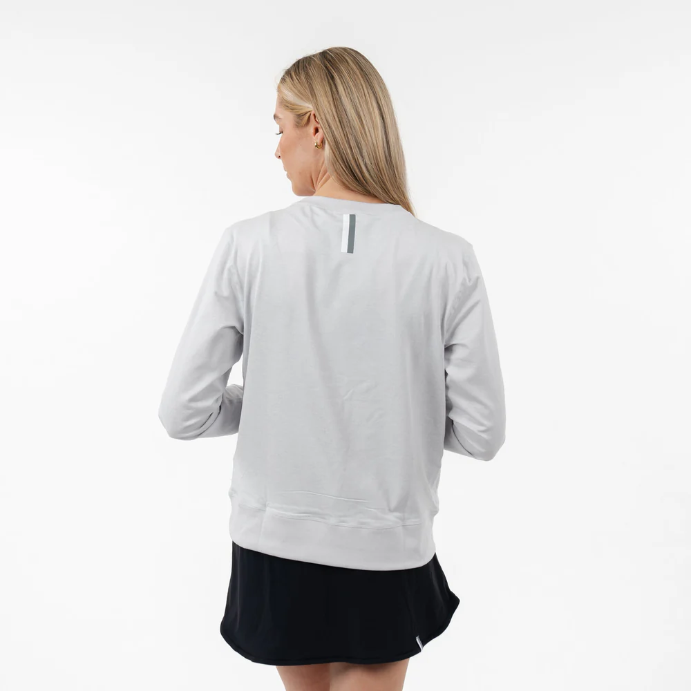 Swift Performance Crew Women's Swift Performance Crewneck Heather - Glacier Grey